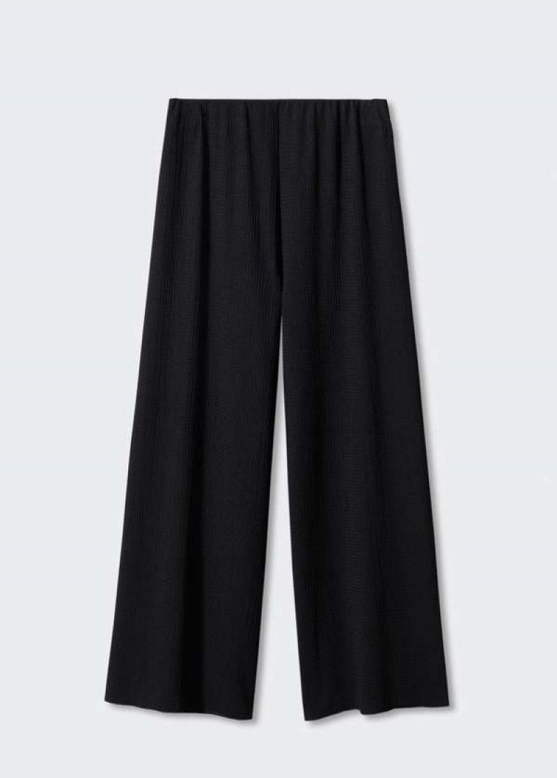 Mango Textured Culotte Pants | MNG-24463