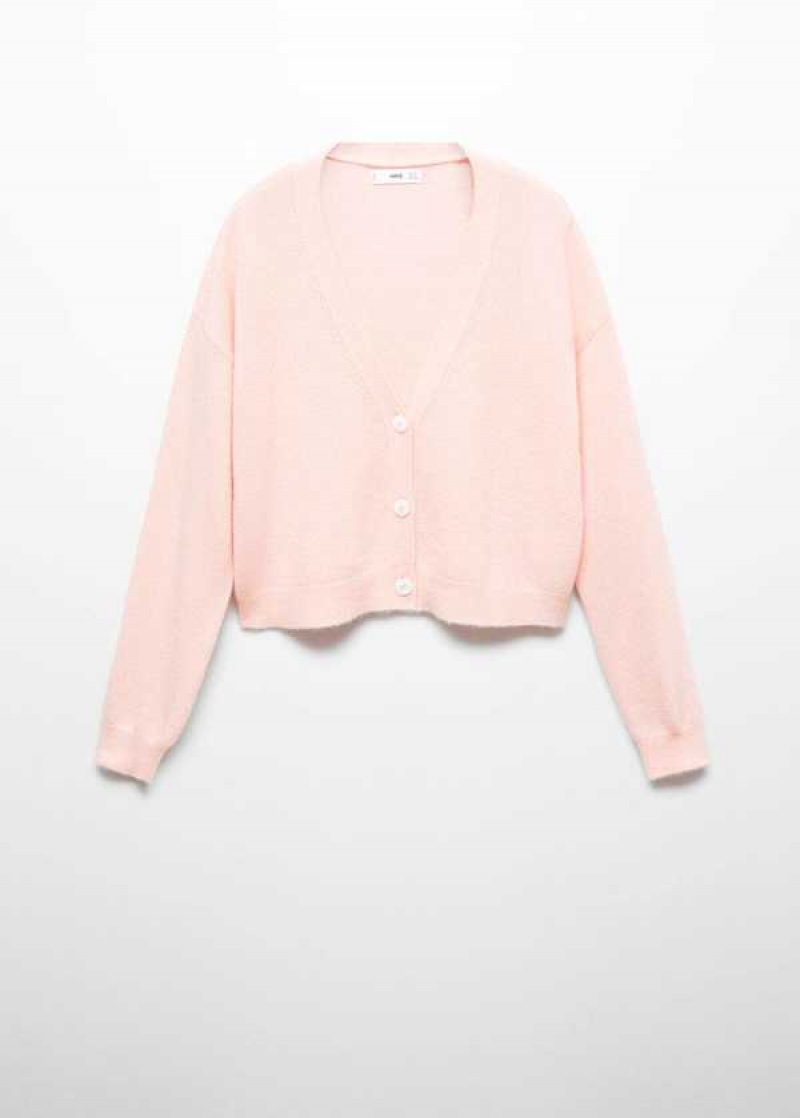 Mango Textured Knit Cardigan | MNG-25656