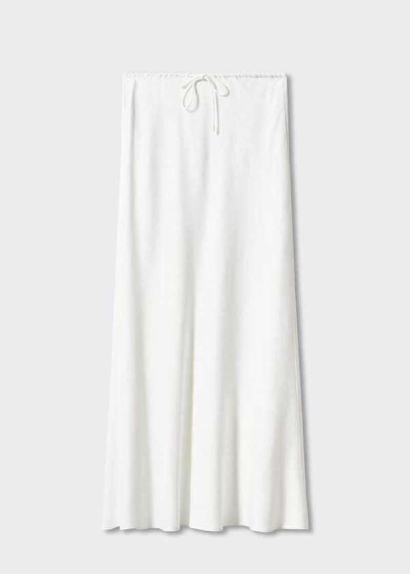 Mango Tie Long Skirt | MNG-24193