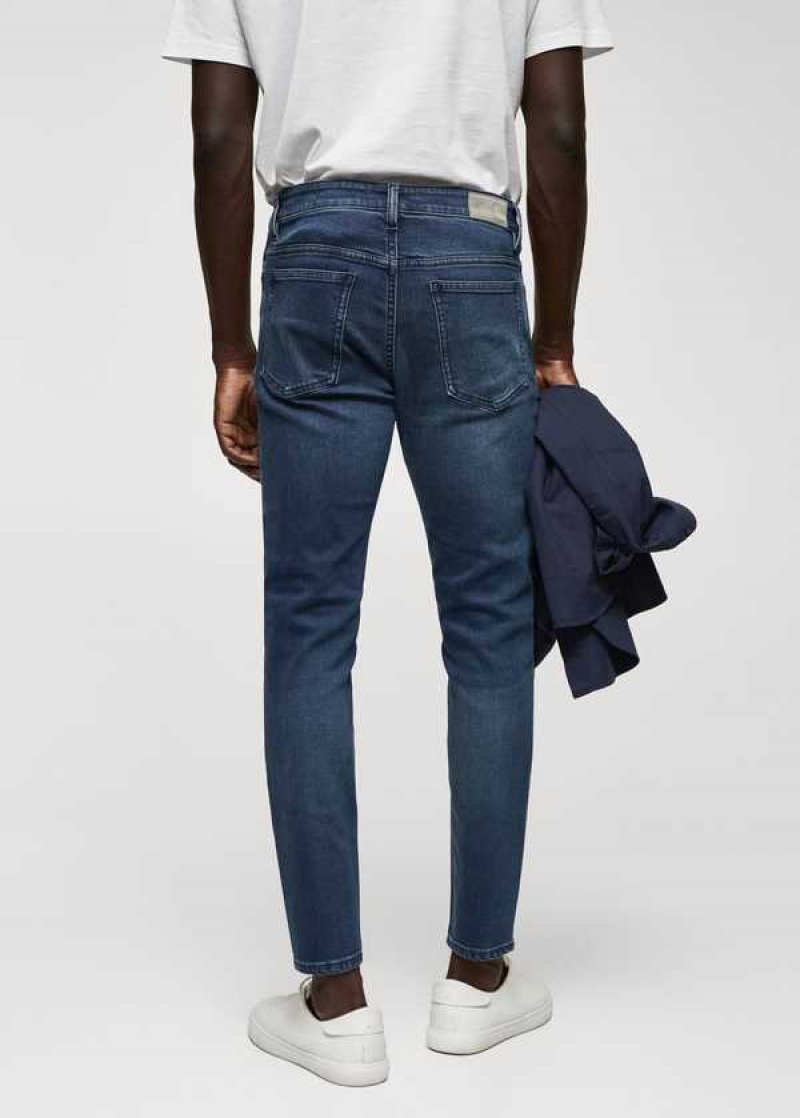 Mango Tom Tapered Cropped Jeans | MNG-21865