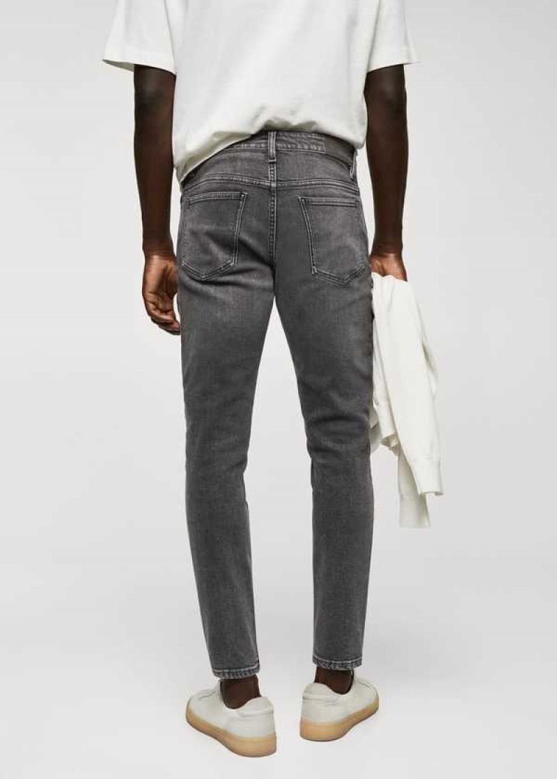 Mango Tom Tapered Cropped Jeans | MNG-21873