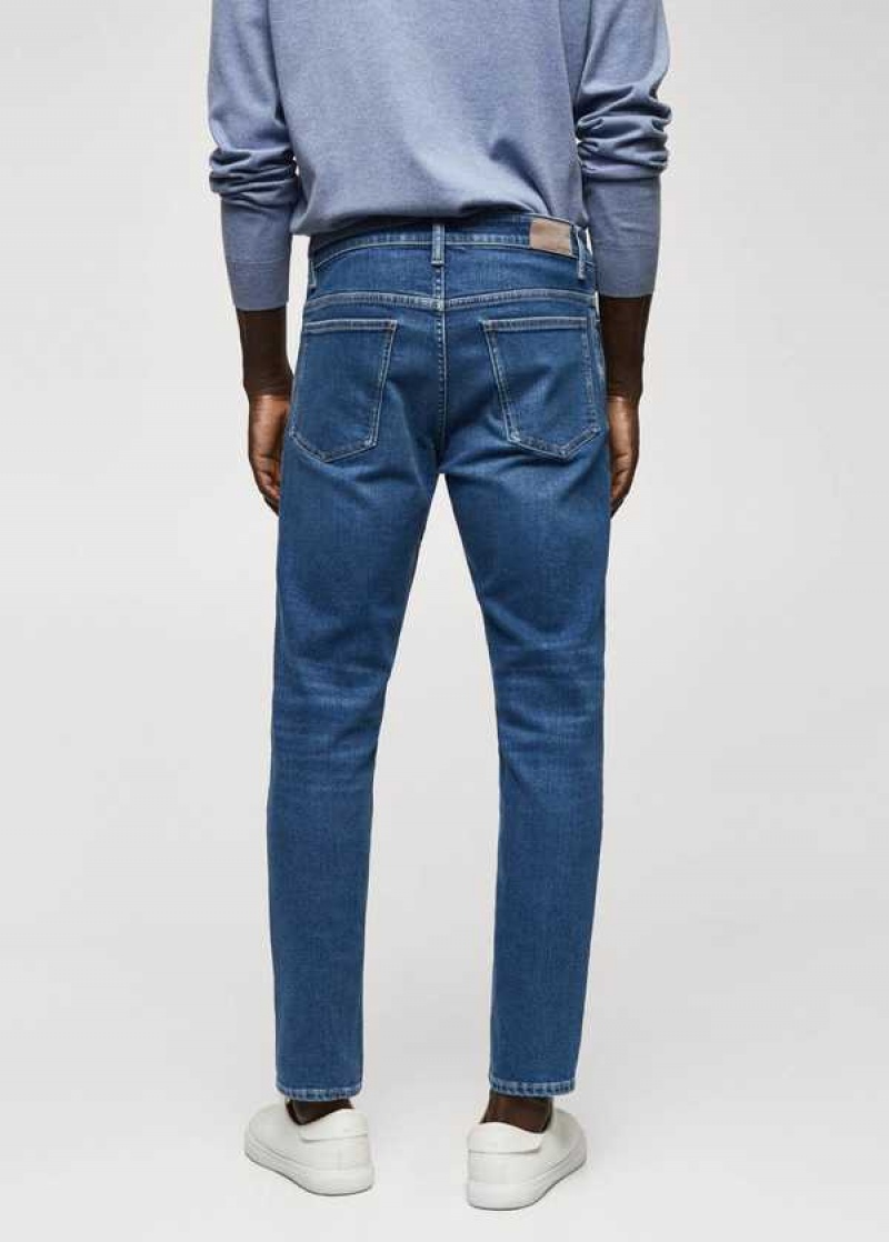 Mango Tom Tapered Cropped Jeans | MNG-21884