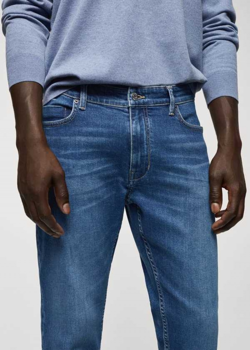 Mango Tom Tapered Cropped Jeans | MNG-21884