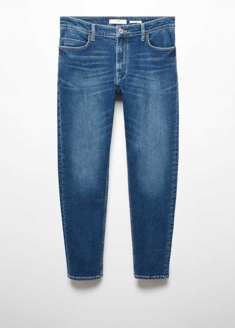 Mango Tom Tapered Cropped Jeans | MNG-21884