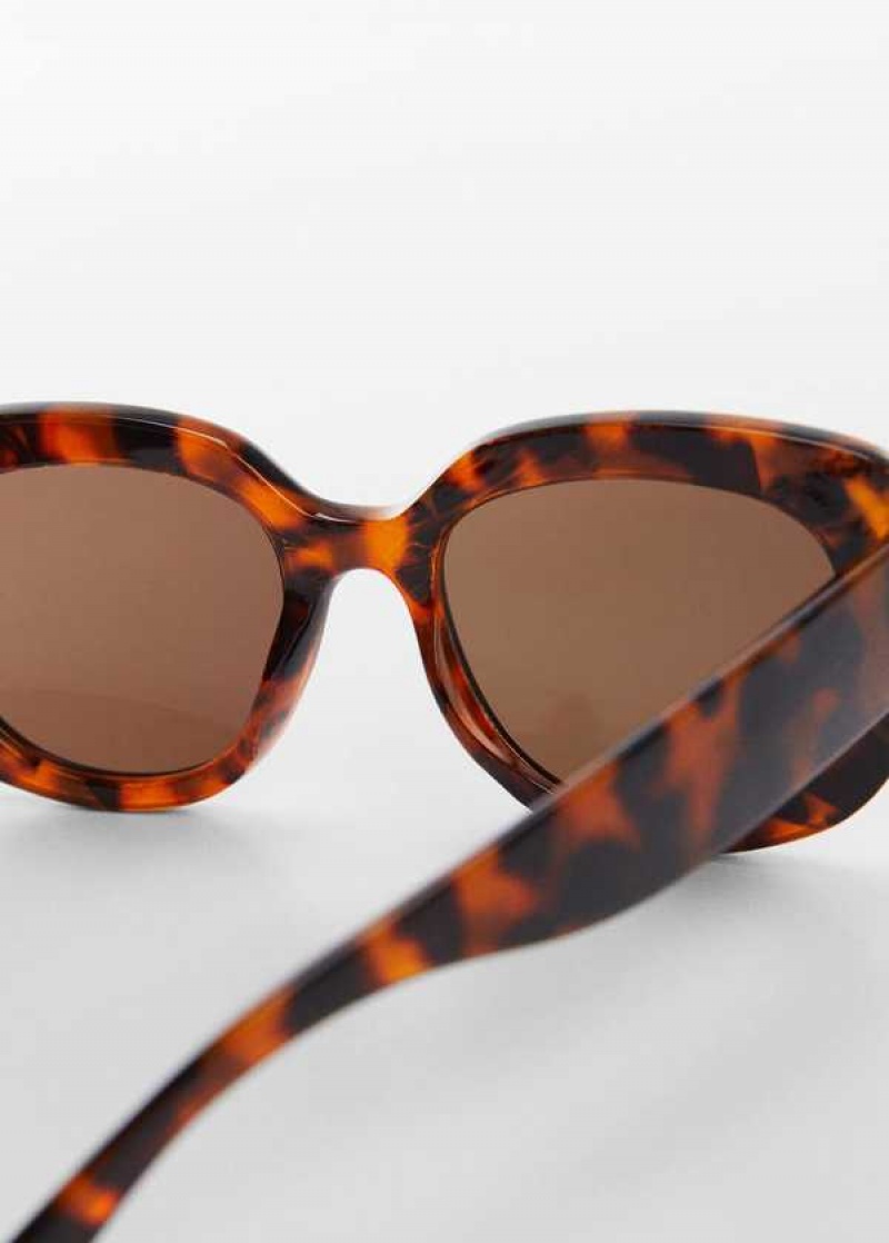 Mango Tortoiseshell Rounded Sunglasses | MNG-22699