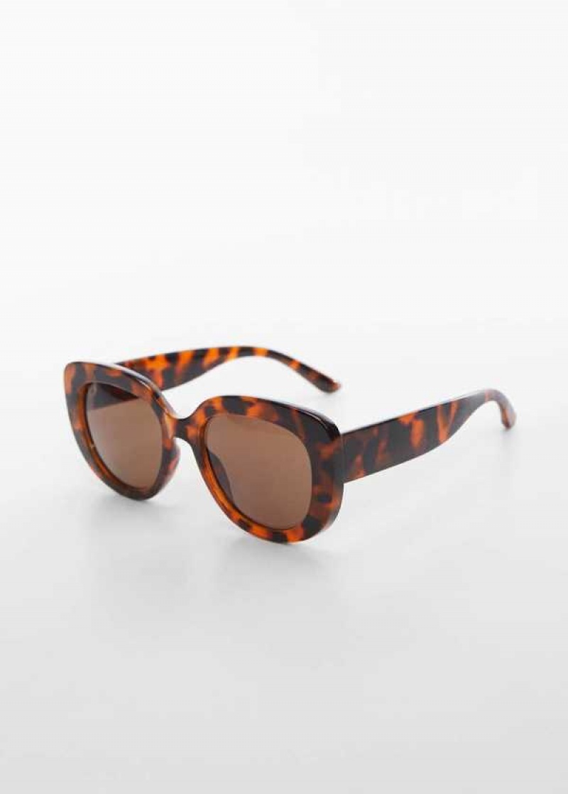 Mango Tortoiseshell Rounded Sunglasses | MNG-22699