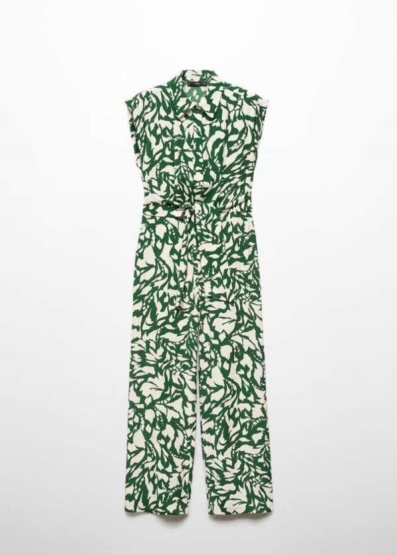 Mango Tropical Print Jumpsuit | MNG-25690