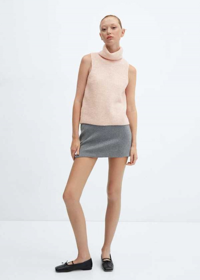 Mango Turtleneck Knit Top | MNG-24731