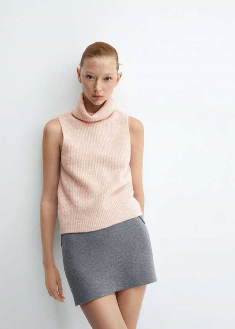 Mango Turtleneck Knit Top | MNG-24731