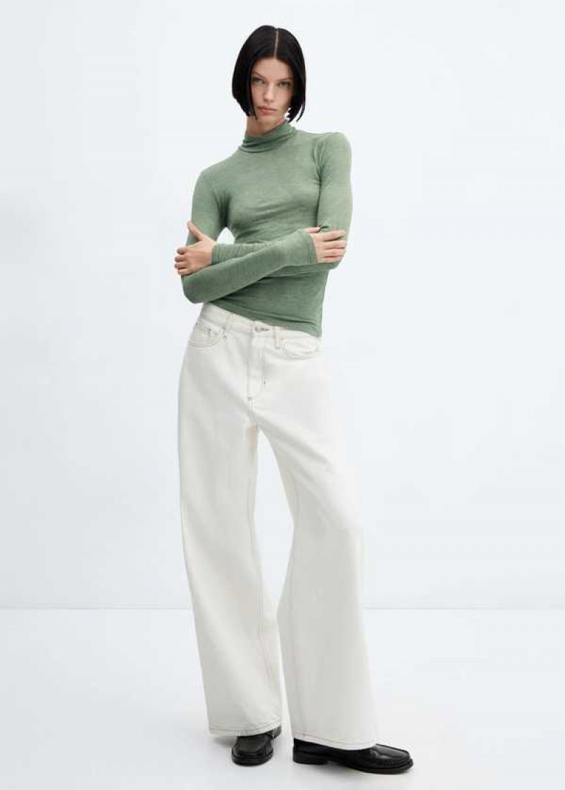 Mango Turtleneck Long-sleeved T-shirt | MNG-25145