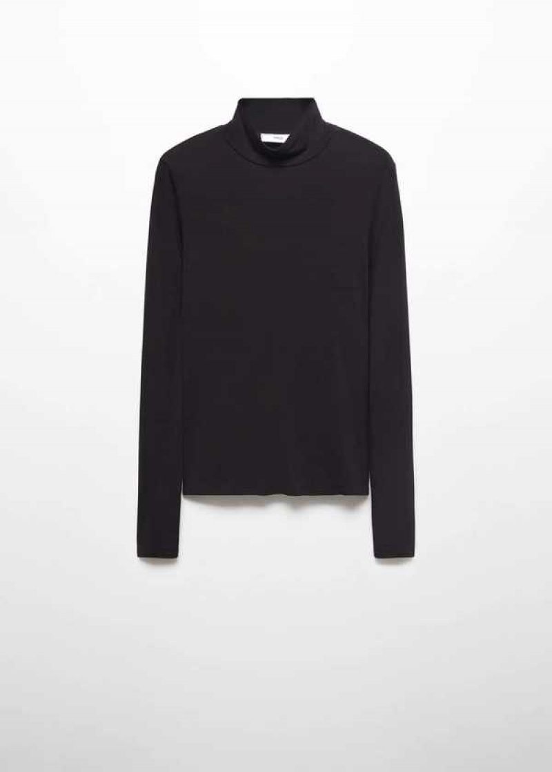 Mango Turtleneck Long-sleeved T-shirt | MNG-25123