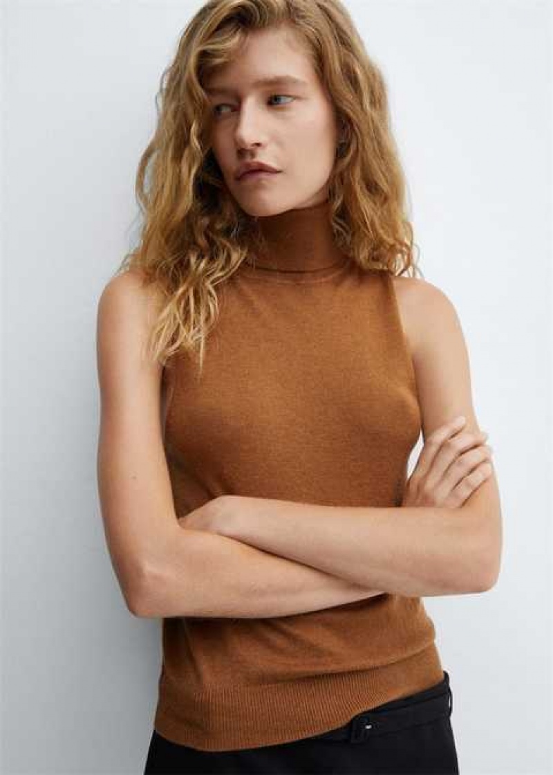 Mango Turtleneck Pletené Top | MNG-24666