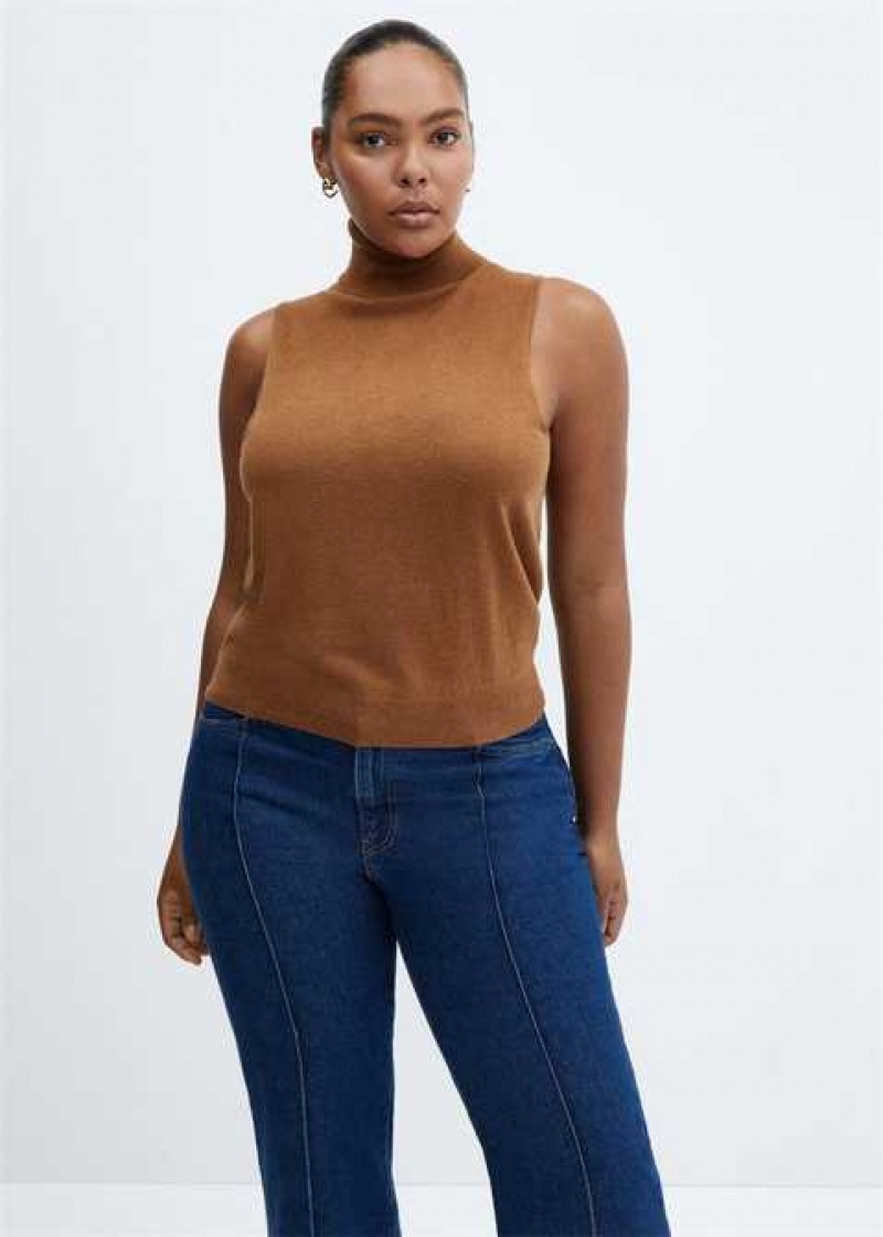 Mango Turtleneck Pletené Top | MNG-24666