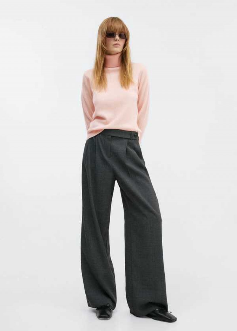 Mango Turtleneck Žebrovaný Svetrové | MNG-25631