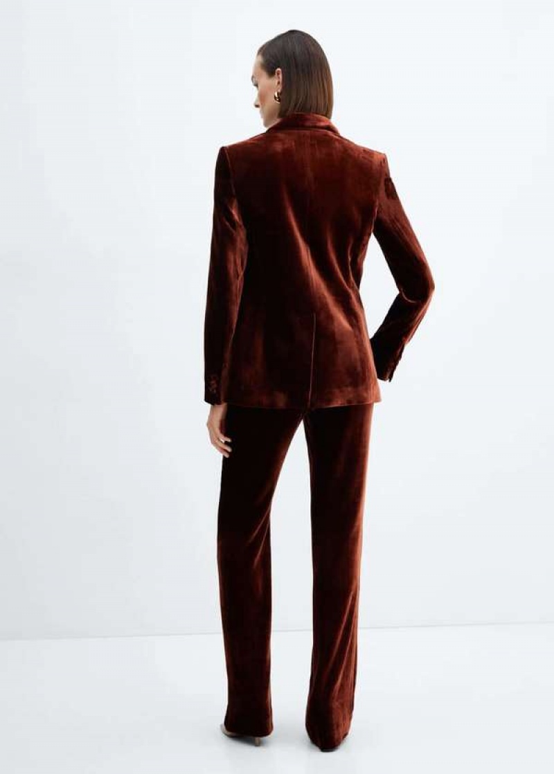 Mango Velvet Suit Trousers | MNG-24491