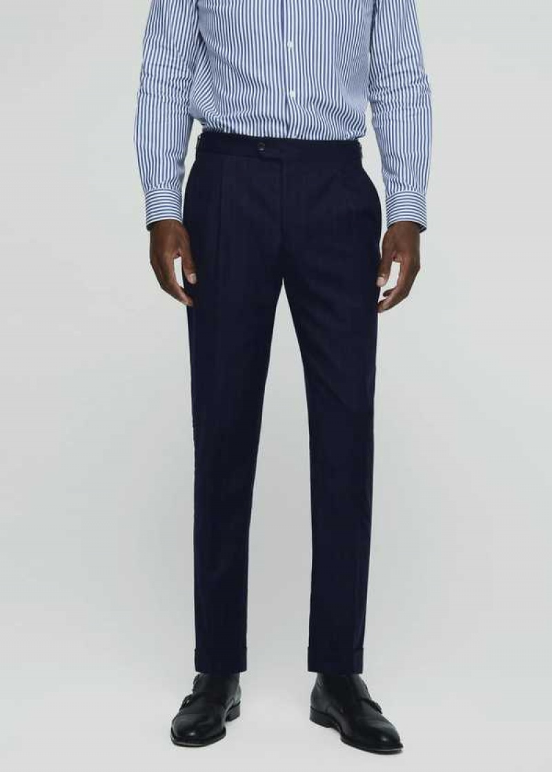 Mango Virgin Vlna Suit Pants | MNG-22388