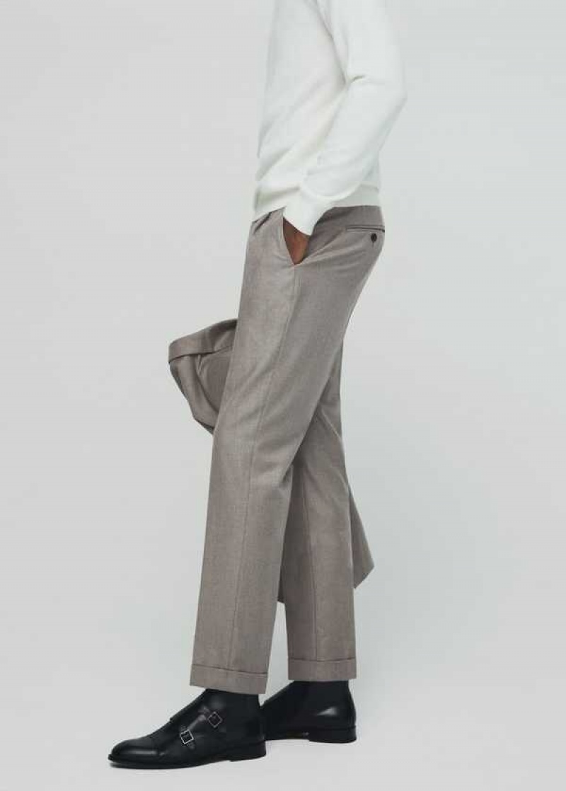 Mango Virgin Vlna Suit Pants | MNG-22468