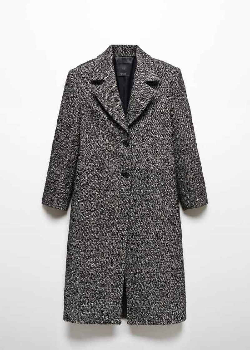 Mango Vlna Double-breasted Coat With Buttons | MNG-26406