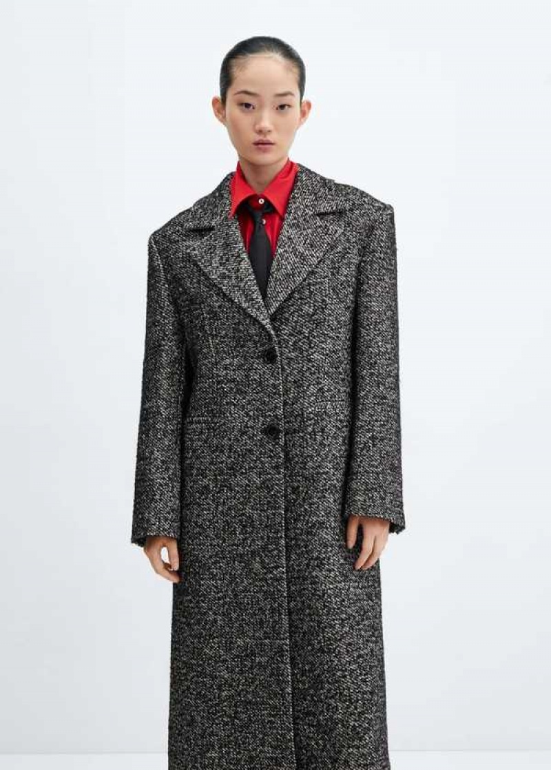 Mango Vlna Double-breasted Coat With Buttons | MNG-26406