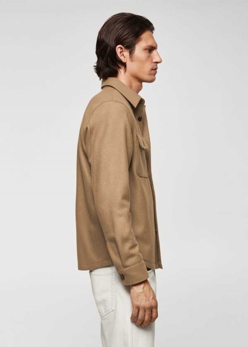 Mango Vlna Overshirt With Pockets | MNG-21987