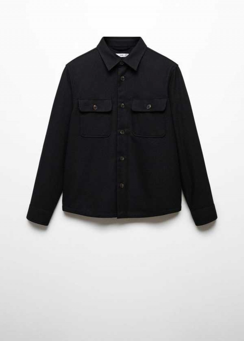 Mango Vlna Overshirt With Pockets | MNG-21948