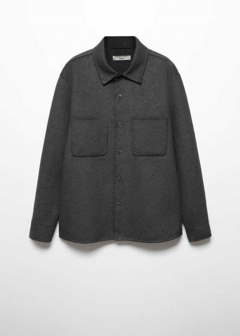 Mango Vlna Overshirt With Pockets | MNG-21947