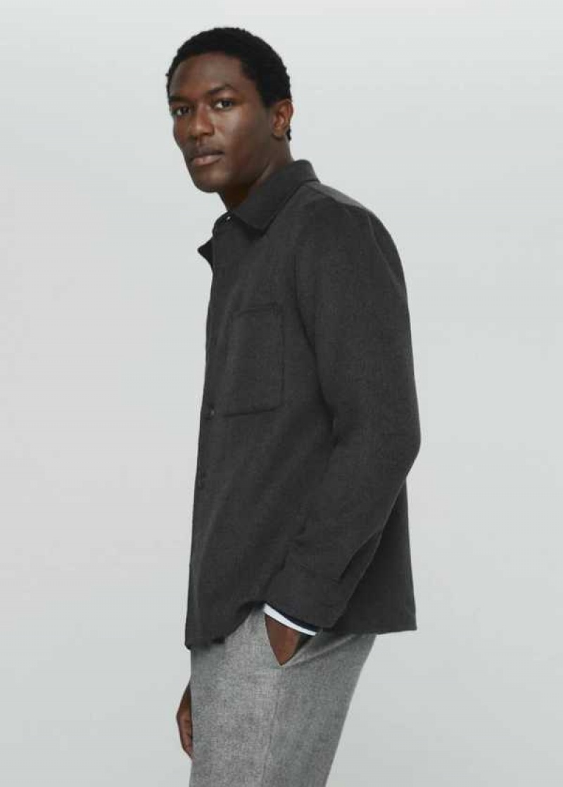 Mango Vlna Overshirt With Pockets | MNG-21947