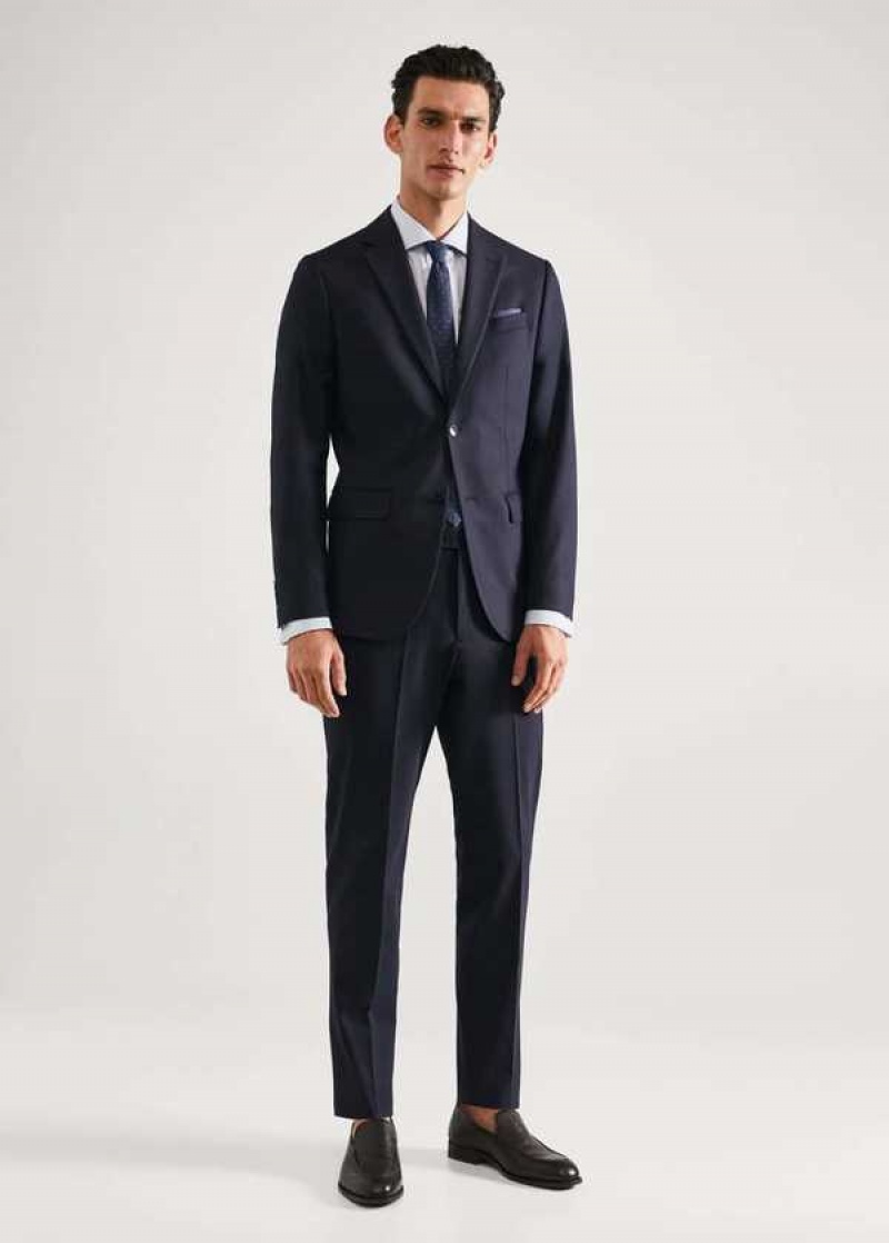 Mango Vlna Slim-fit Suit Pants | MNG-22414