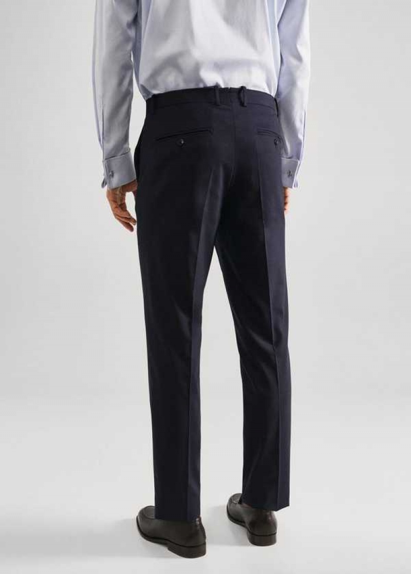 Mango Vlna Slim-fit Suit Pants | MNG-22414