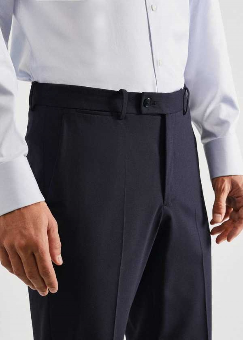 Mango Vlna Slim-fit Suit Pants | MNG-22414