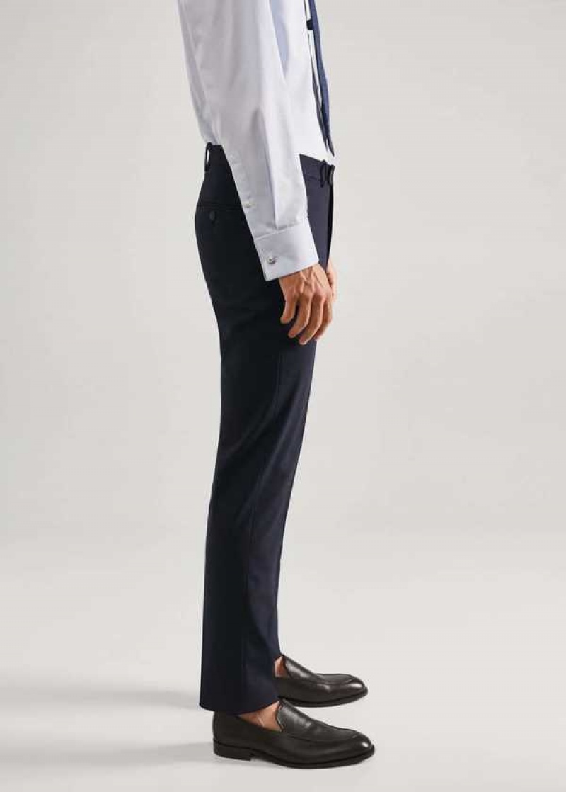 Mango Vlna Slim-fit Suit Pants | MNG-22414