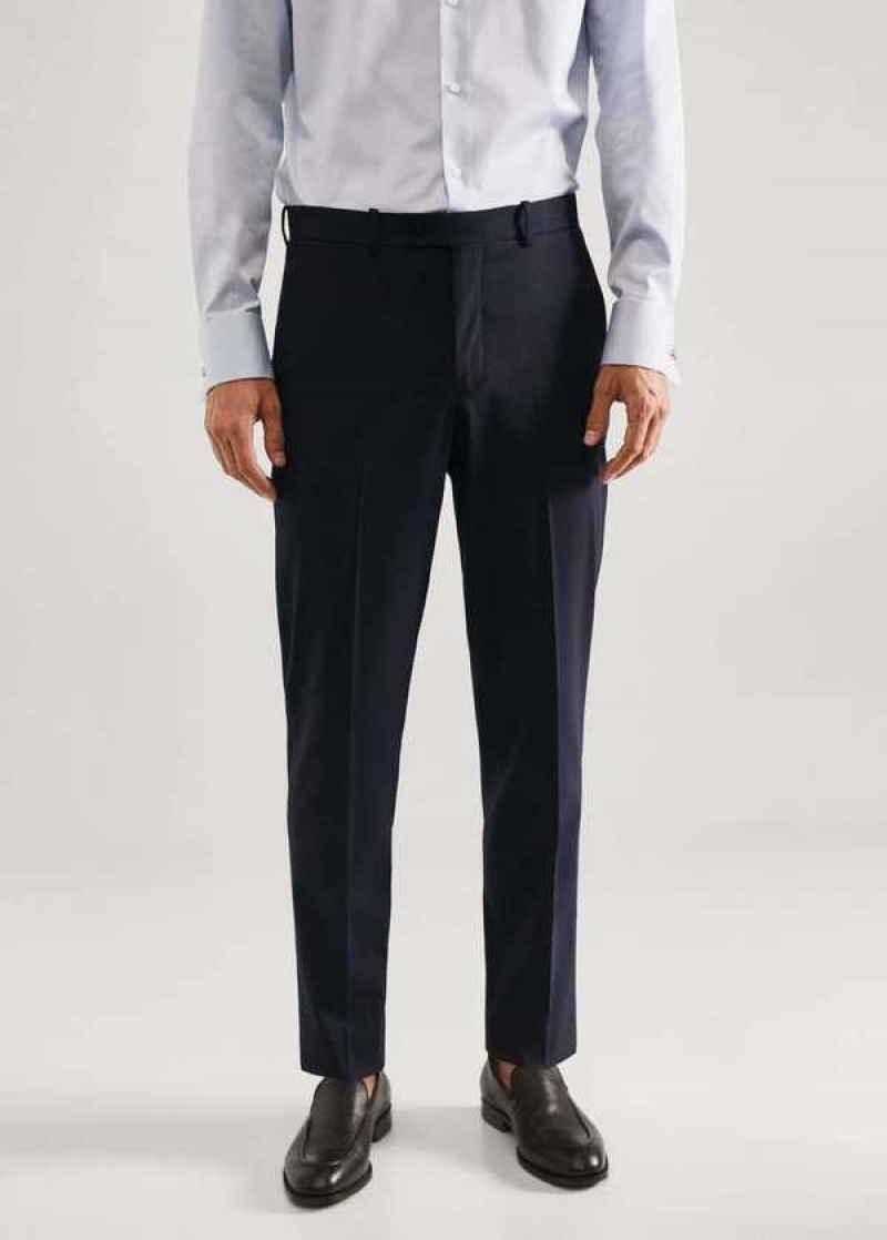 Mango Vlna Slim-fit Suit Pants | MNG-22414