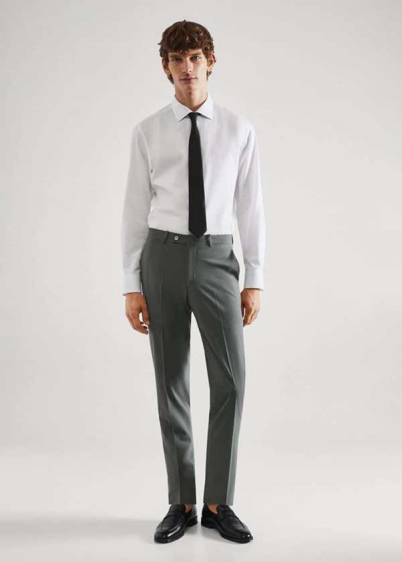 Mango Vlna Slim-fit Suit Pants | MNG-22424