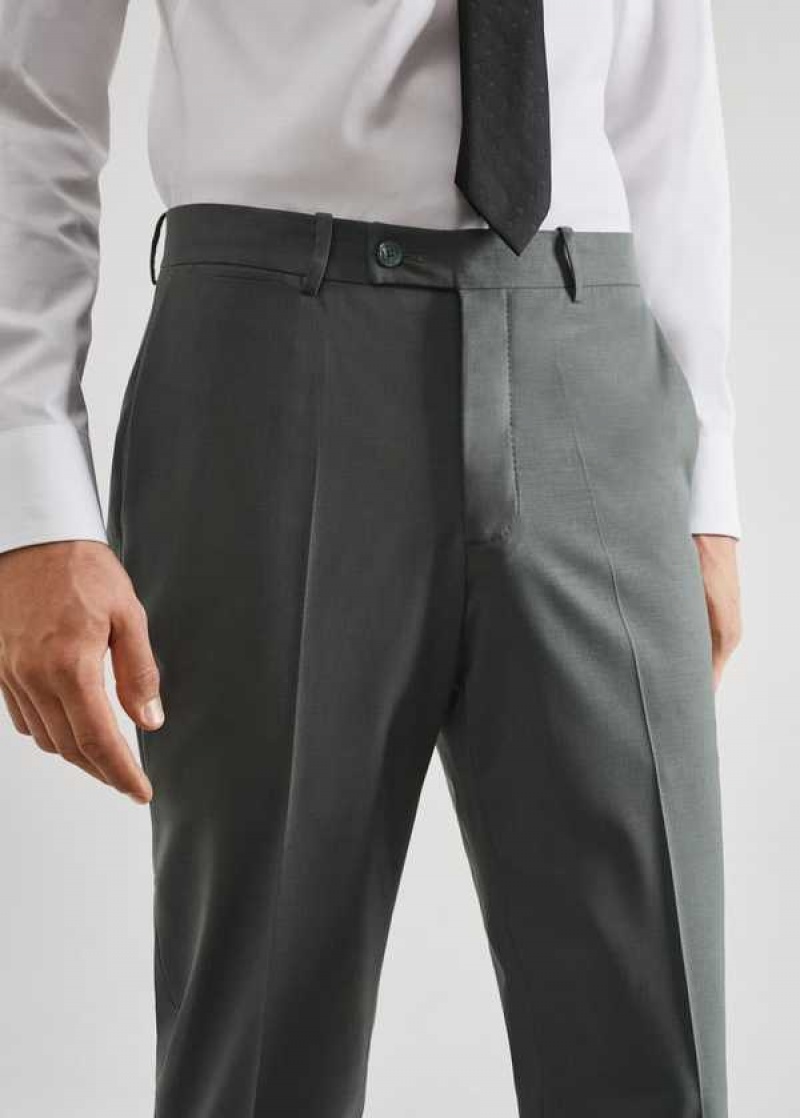 Mango Vlna Slim-fit Suit Pants | MNG-22424