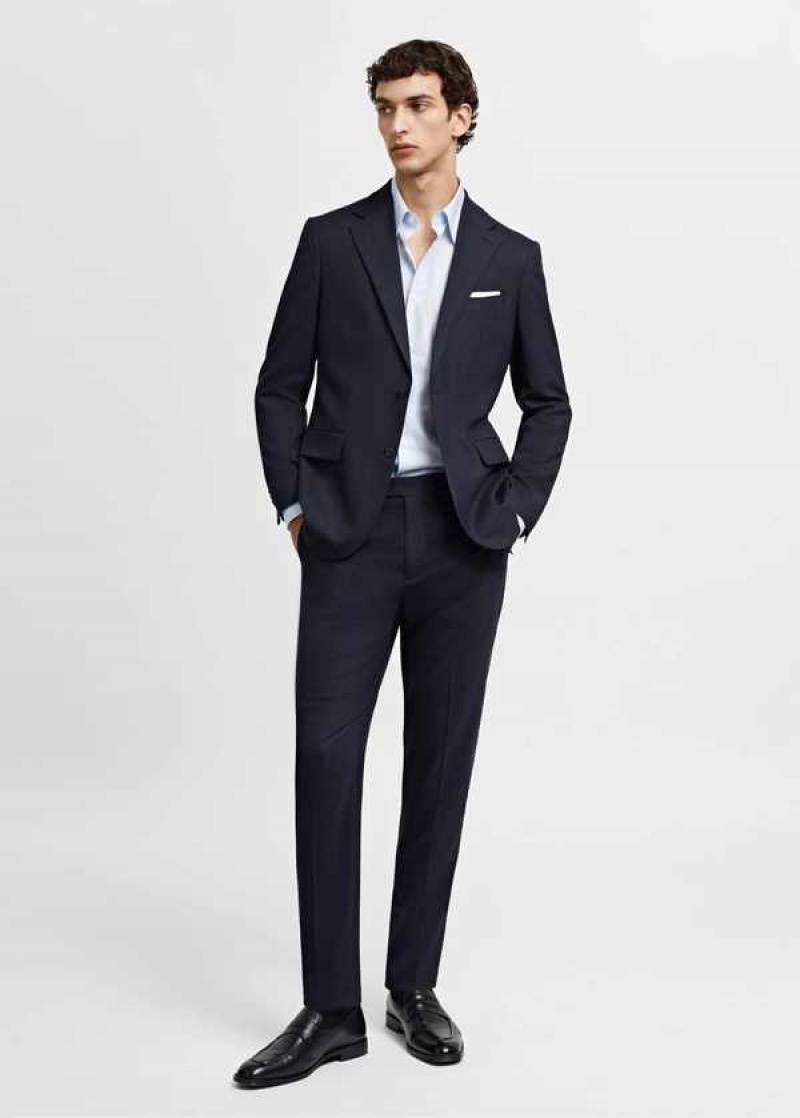 Mango Vlna Slim-fit Suit Pants | MNG-22536