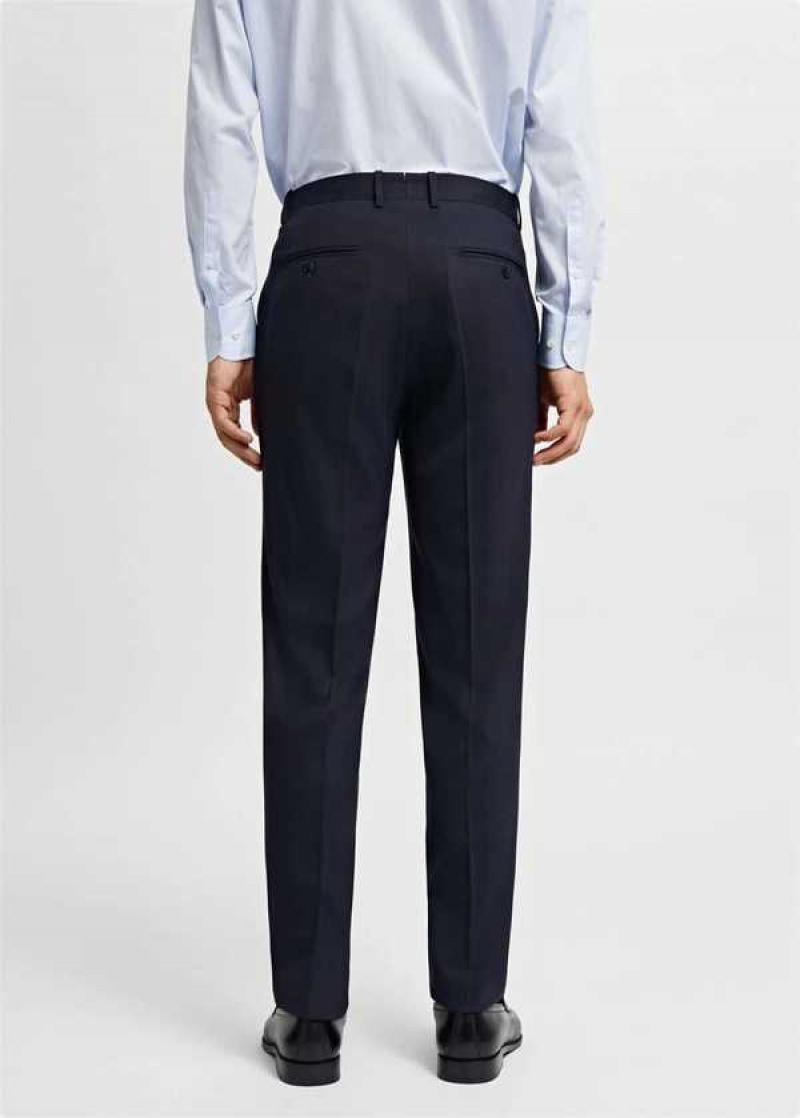 Mango Vlna Slim-fit Suit Pants | MNG-22536