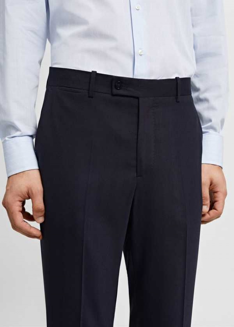 Mango Vlna Slim-fit Suit Pants | MNG-22536