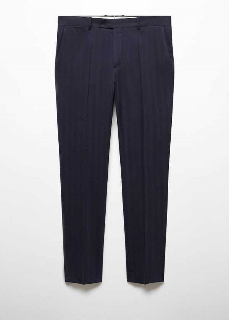 Mango Vlna Slim-fit Suit Pants | MNG-22536