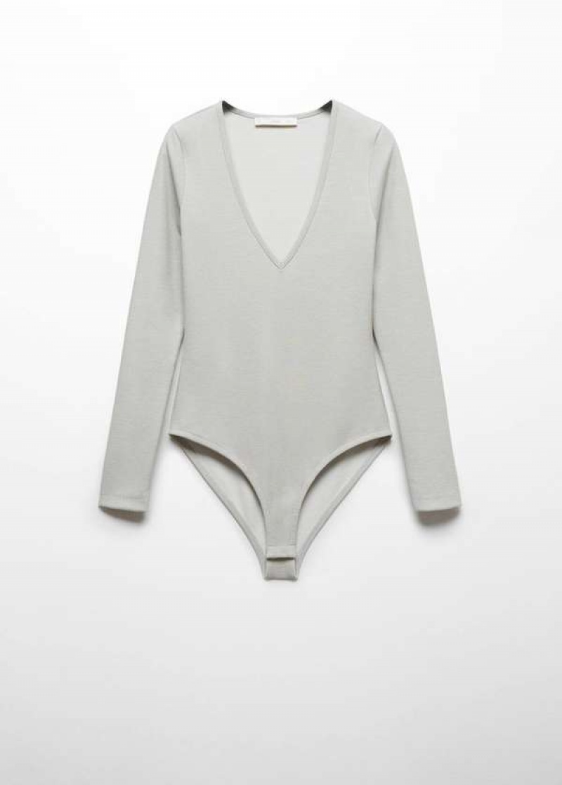 Mango V-neck Bodysuit | MNG-24811