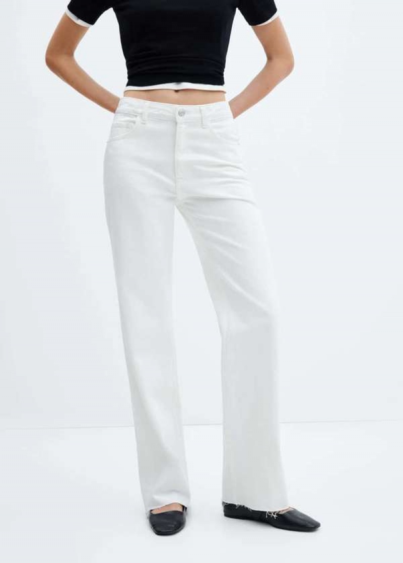 Mango Wideleg Mid-rise Jeans | MNG-23809