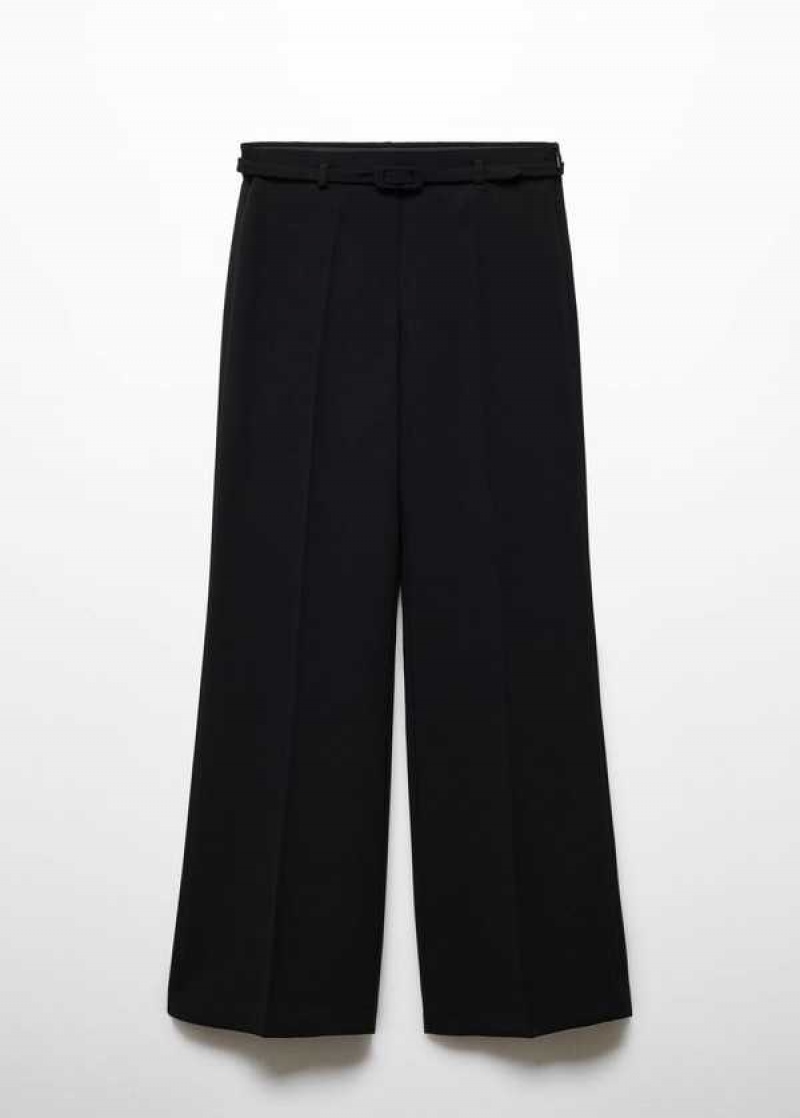 Mango Wideleg Pants With Belt | MNG-24529