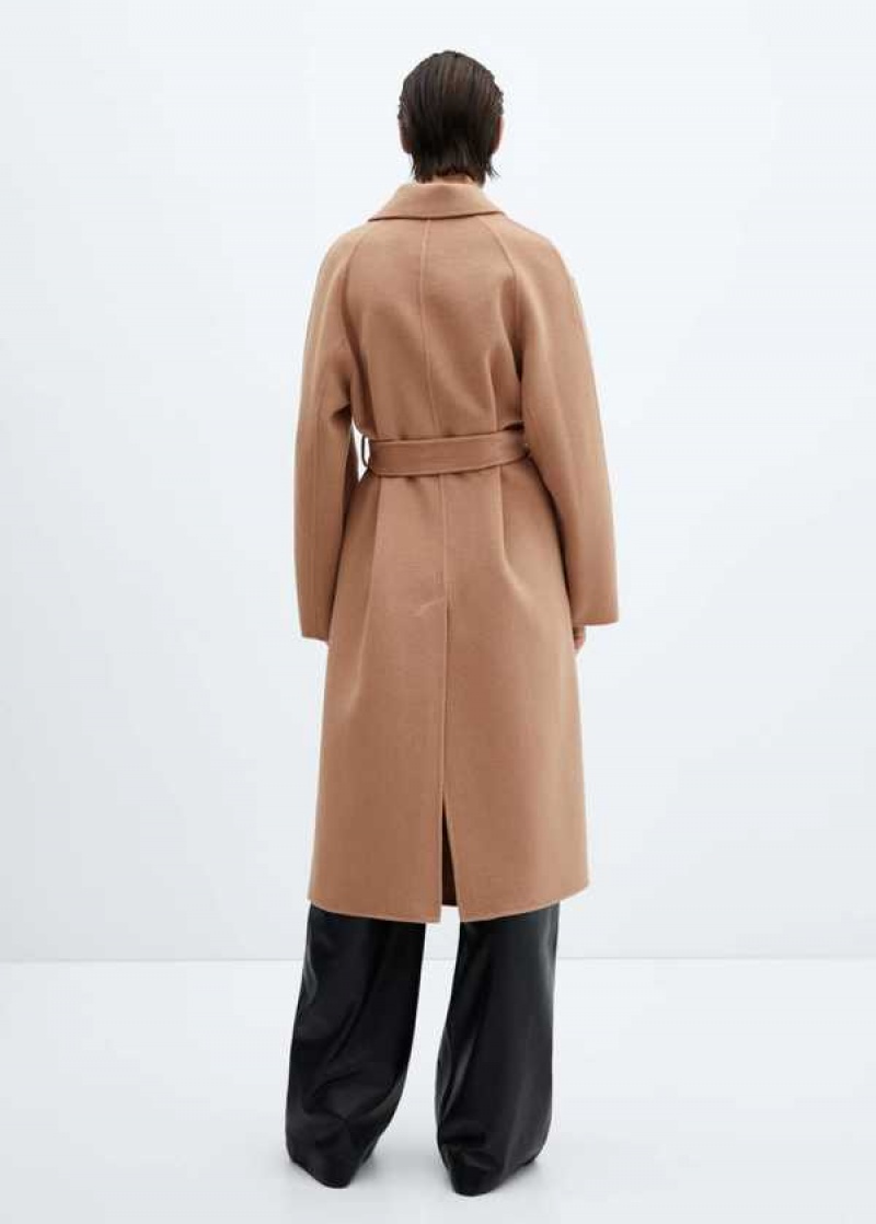 Mango Woolen Coat With Belt | MNG-26484