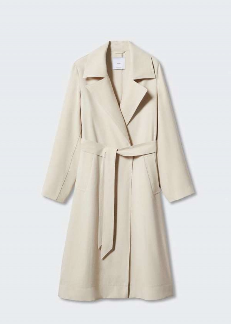 Mango Wrap Coat With Lapels | MNG-26457