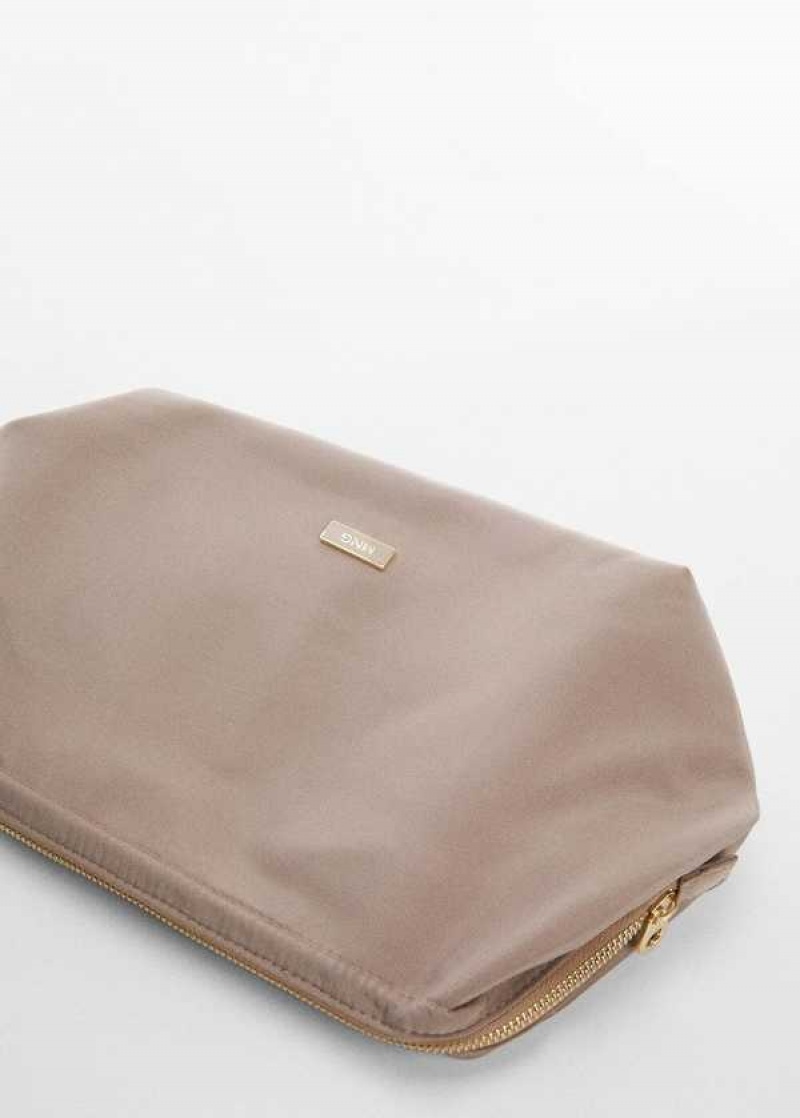 Mango Zipped Nylon Cosmetics Bag | MNG-23025