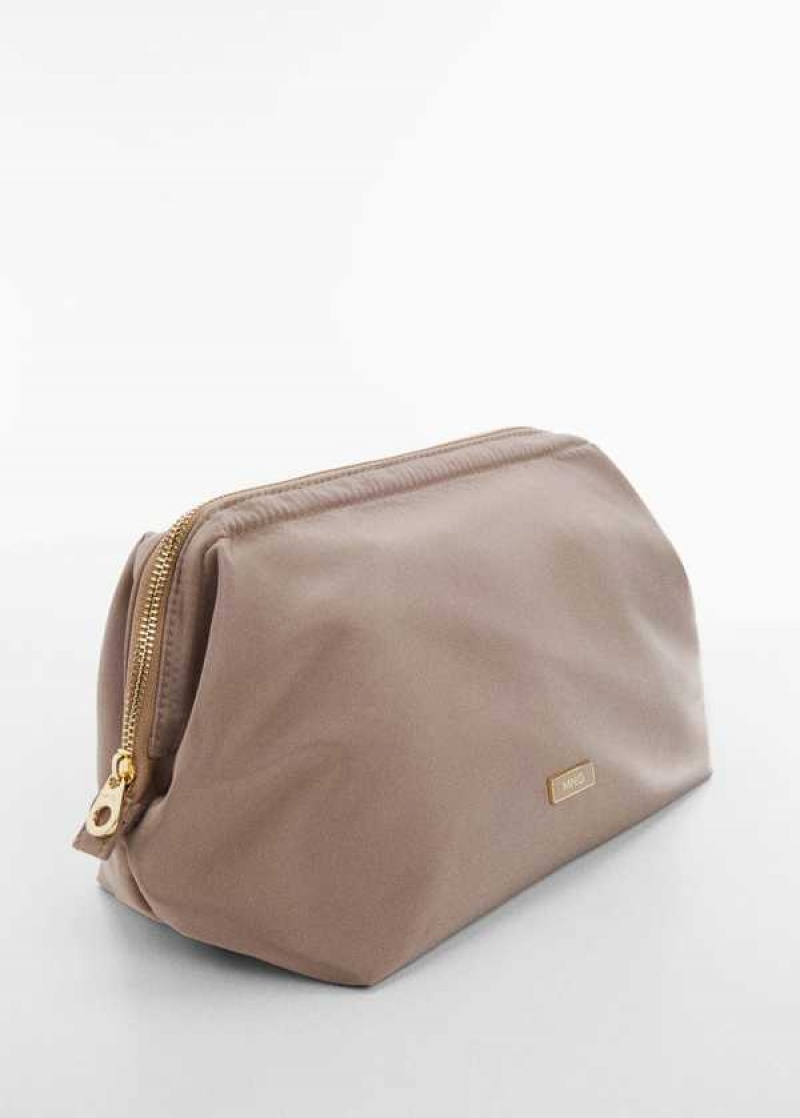 Mango Zipped Nylon Cosmetics Bag | MNG-23025