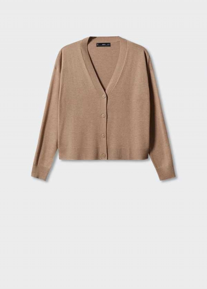 Mango Žebrovaný Pockets Cardigan | MNG-25670