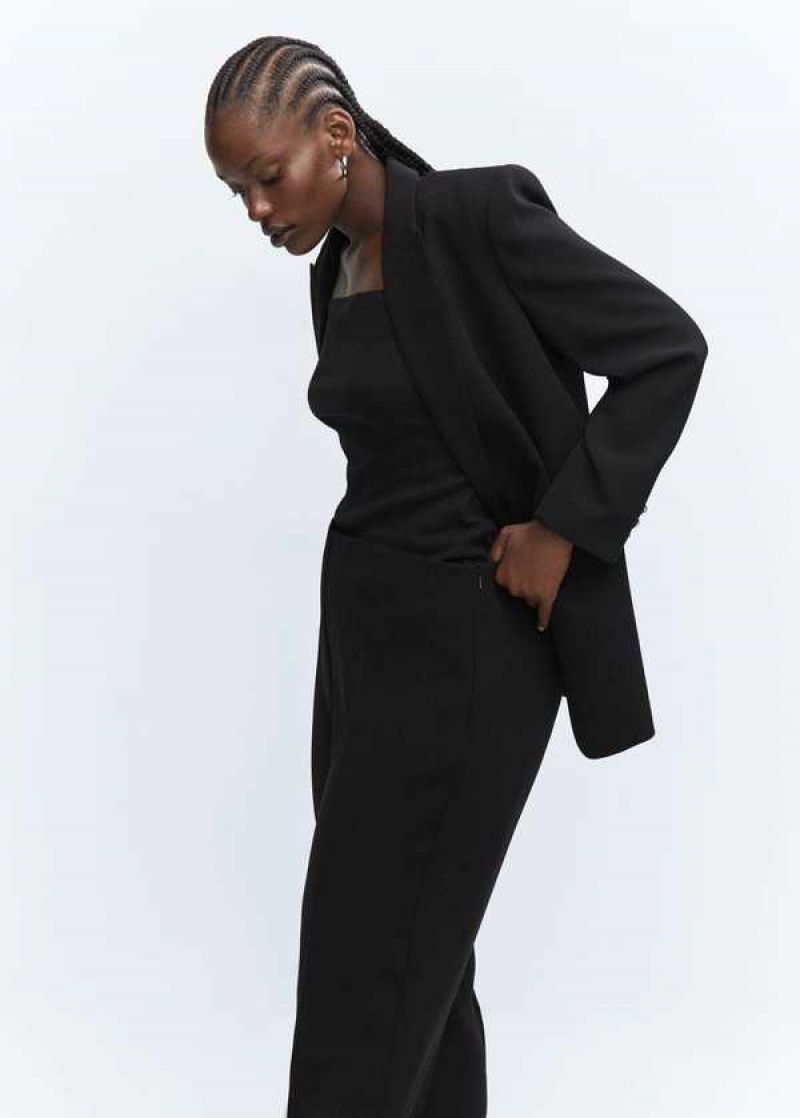 Mango Široké Leg Suit Pants | MNG-24338