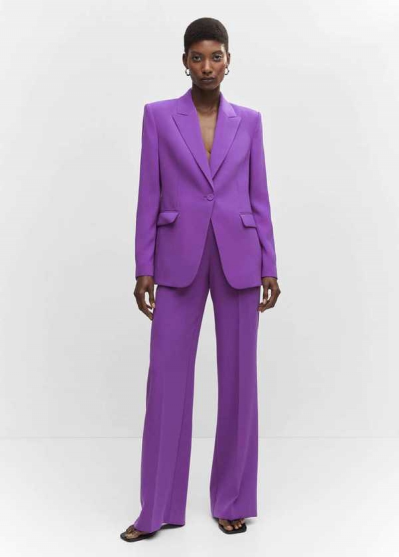 Mango Široké Leg Suit Pants | MNG-24357