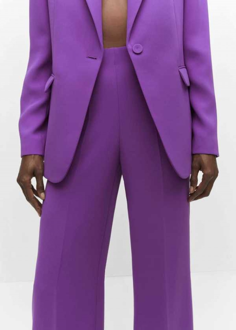 Mango Široké Leg Suit Pants | MNG-24357